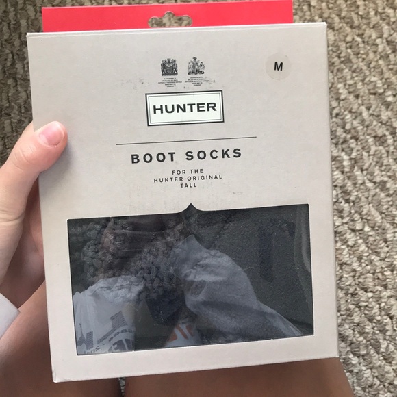 Hunter rain boots with boot socks - Picture 3 of 7